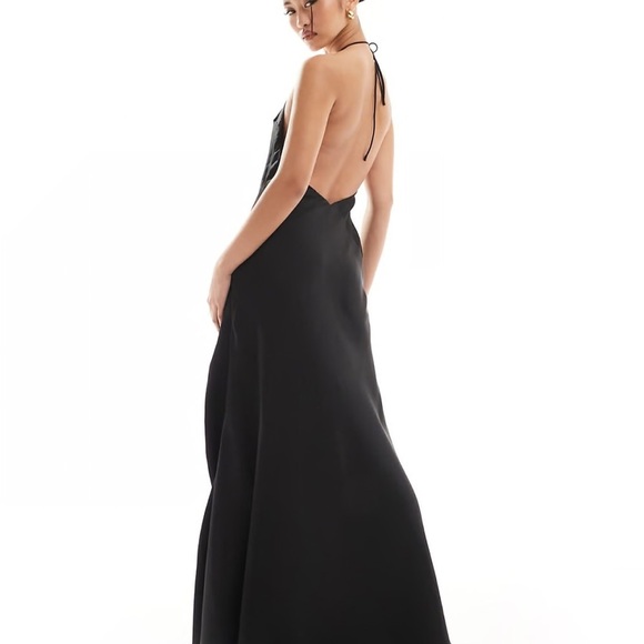 Bardot Corsage Aradia Halter Dress In Black
Style # 59278DB Silky Sexy Size 10 - Picture 4 of 15